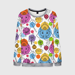 Мужской свитшот Индийские слоники