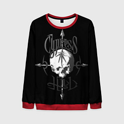 Свитшот мужской Cypress hill - arrows skull, цвет: 3D-красный