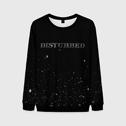 Свитшот мужской Disturbed stars, цвет: 3D-черный