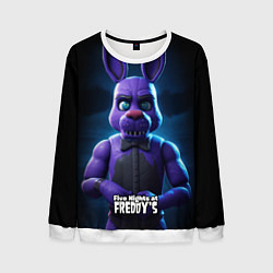 Свитшот мужской Five Nights at Freddys Bonnie, цвет: 3D-белый