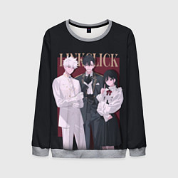 Свитшот мужской Агенты времени - персонажи, цвет: 3D-меланж