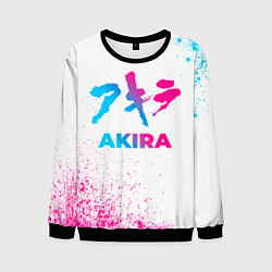 Свитшот мужской Akira neon gradient style, цвет: 3D-черный