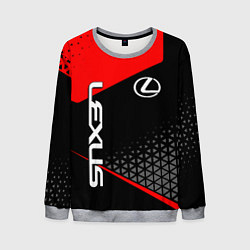 Свитшот мужской Lexus - red sportwear, цвет: 3D-меланж