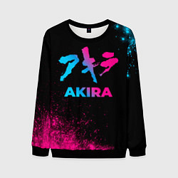 Свитшот мужской Akira - neon gradient, цвет: 3D-черный