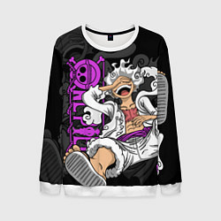 Свитшот мужской One piece - Gear 5- purple, цвет: 3D-белый