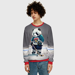 Свитшот мужской Panda striker of the Florida Panthers, цвет: 3D-красный — фото 2