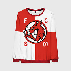 Свитшот мужской FCSM мясо, цвет: 3D-красный