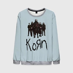 Свитшот мужской Korn band, цвет: 3D-меланж