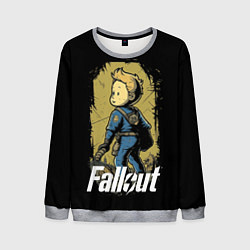 Свитшот мужской Fallout boy, цвет: 3D-меланж
