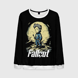 Свитшот мужской Fallout boy, цвет: 3D-белый