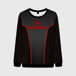 Свитшот мужской Honda - униформа красная, цвет: 3D-черный