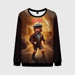 Свитшот мужской ACDC boy, цвет: 3D-черный