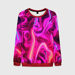 Мужской свитшот Pink neon abstract