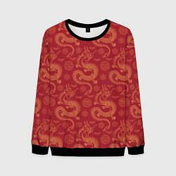 Мужской свитшот Dragon red pattern
