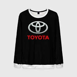 Свитшот мужской Toyota sport car, цвет: 3D-белый
