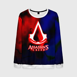 Свитшот мужской Assassins Creed fire, цвет: 3D-белый