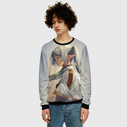 Свитшот мужской Sou sou no friren, цвет: 3D-черный — фото 2