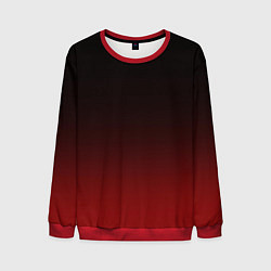 Свитшот мужской Градиент от тёмного до тёмно красного, цвет: 3D-красный