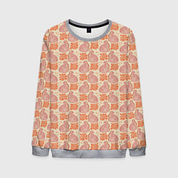 Свитшот мужской Тигрица со змейкой, цвет: 3D-меланж