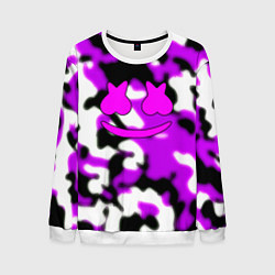 Свитшот мужской Marshmello camo, цвет: 3D-белый