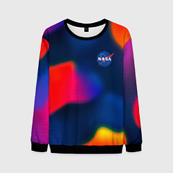 Свитшот мужской Nasa gradient sportcolor, цвет: 3D-черный