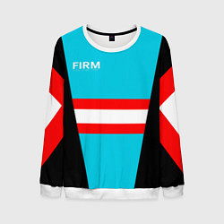 Свитшот мужской FIRM спортик 80е, цвет: 3D-белый