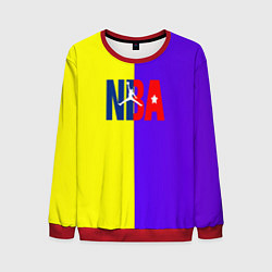 Свитшот мужской NBA sport полосы, цвет: 3D-красный