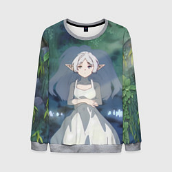 Свитшот мужской Sousou no Frieren, цвет: 3D-меланж