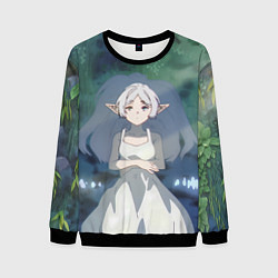 Свитшот мужской Sousou no Frieren, цвет: 3D-черный