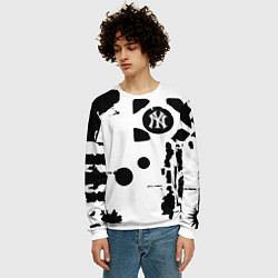 Свитшот мужской New York yankees - baseball team pattern, цвет: 3D-белый — фото 2