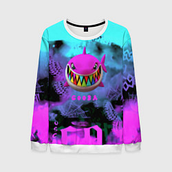 Свитшот мужской 6ix9ine neon, цвет: 3D-белый