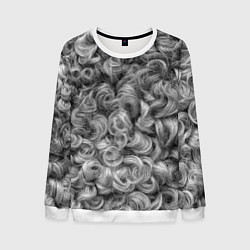 Мужской свитшот Кудрявая шерсть баранов