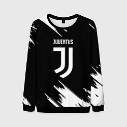 Свитшот мужской Juventus краски текстура, цвет: 3D-черный