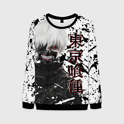 Свитшот мужской Kaneki Ken - Токийский Гуль, цвет: 3D-черный