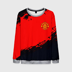 Свитшот мужской Manchester United colors sport, цвет: 3D-меланж