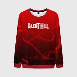 Свитшот мужской Silent Hill storm abstraction, цвет: 3D-красный