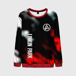 Свитшот мужской Linkin park flame, цвет: 3D-красный