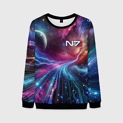 Свитшот мужской Mass Effect - N7, цвет: 3D-черный
