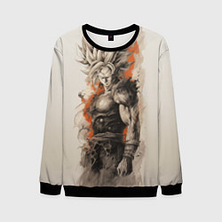 Свитшот мужской Super Saiyan Goku, цвет: 3D-черный