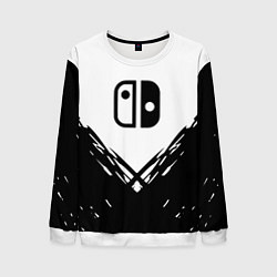 Свитшот мужской Nintendo краски лого, цвет: 3D-белый
