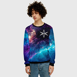Свитшот мужской Bring Me the Horizon space rock, цвет: 3D-черный — фото 2
