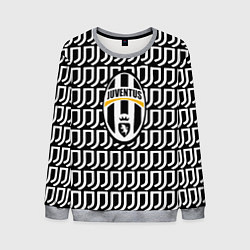 Свитшот мужской Juventus pattern fc, цвет: 3D-меланж