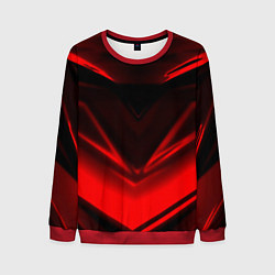Свитшот мужской Geometry stripes line, цвет: 3D-красный