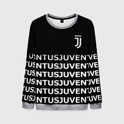 Свитшот мужской Juventus pattern fc club steel, цвет: 3D-меланж
