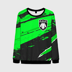 Свитшот мужской AEK Athens sport green, цвет: 3D-черный