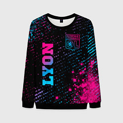 Мужской свитшот Lyon - neon gradient вертикально