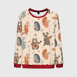 Мужской свитшот Животные с инструментами