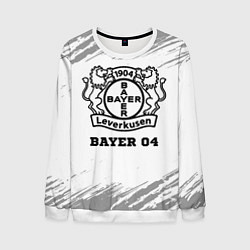 Свитшот мужской Bayer 04 sport на светлом фоне, цвет: 3D-белый