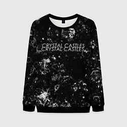 Свитшот мужской Crystal Castles black ice, цвет: 3D-черный