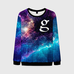 Свитшот мужской Garbage space rock, цвет: 3D-черный